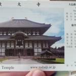 Le temple en photo sur le ticket ...