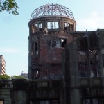 Le seul bâtiment encore debout après l'explosion de la bombe nucléaire